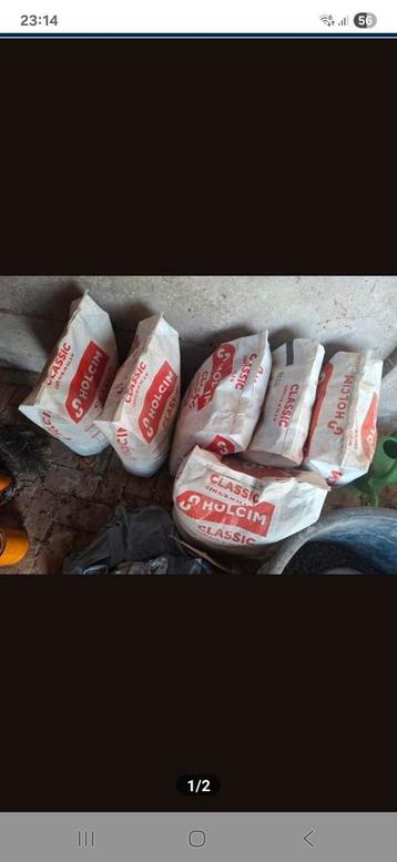 Cement, zand, grind, Enlèvement