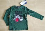 Groene longsleeve bel en bo, maat 104 (nieuw), Kinderen en Baby's, Kinderkleding | Maat 104, Nieuw, Jongen, Ophalen of Verzenden