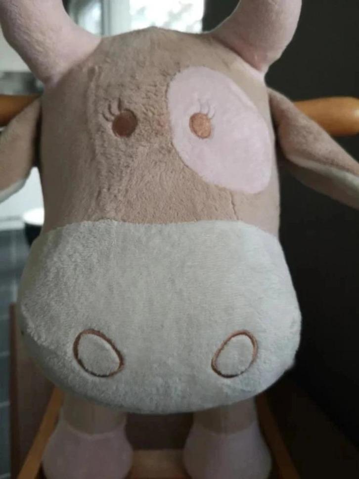 Noukie's schommelpaard Lola de koe, Kinderen en Baby's, Speelgoed | Hobbelfiguren, Zo goed als nieuw, Ophalen of Verzenden