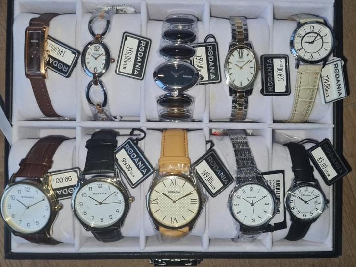 NIEUWE Rodania horloges (-50%), Handtassen en Accessoires, Horloges | Heren, Nieuw, Polshorloge, Overige merken, Overige materialen