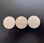 3 x stuk van 500 Fr., Verzilverd, Verzenden, Zilver, Losse munt