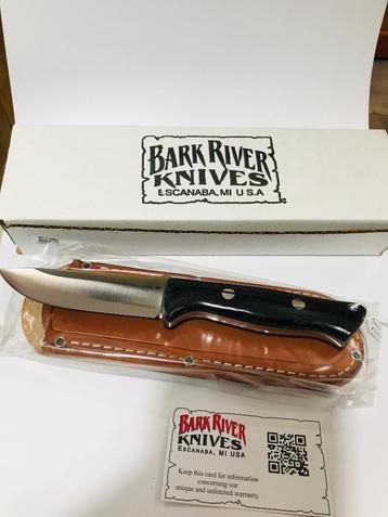 Bark River BRAVO-1 Knife Made in Escanaba Mi USA Fixed Blade beschikbaar voor biedingen