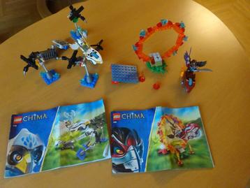 Lego Chima (2) 70100 en 70101 met instructies in perfecte st beschikbaar voor biedingen