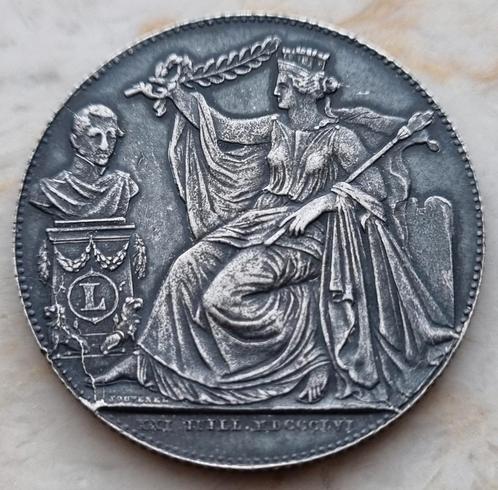 Module 2 Francs 1856 Frans / Kwaliteit, Postzegels en Munten, Munten | België, Losse munt, Zilver, Zilver, Ophalen of Verzenden