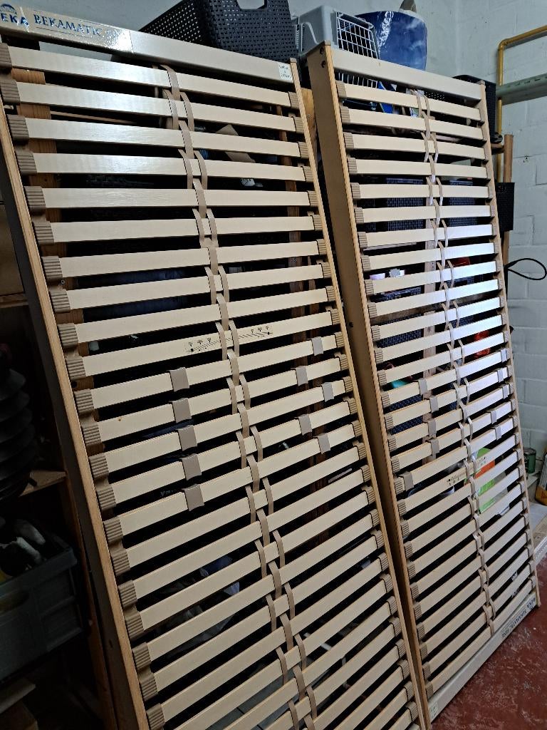 2 lattenbodems, Ophalen, Zo goed als nieuw, 200 cm, 80 cm