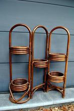Vintage bamboe plantenrek, Ophalen