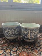 Set plantenpotten Delft blauw, Antiek en Kunst, Antiek | Keramiek en Aardewerk, Ophalen