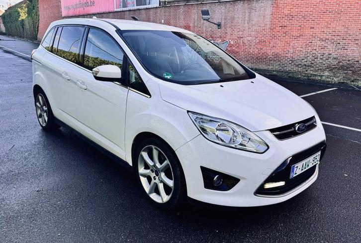 Ford c max benzine 1.0 !, Auto's, Ford, Bedrijf, C-Max, Bluetooth, Benzine, Euro 5, Monovolume, 5 deurs, Wit, Zwart, Stof, Voorwielaandrijving