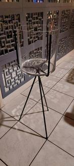 support en métal noir avec vase en verre, Enlèvement