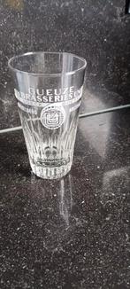 Oud Gueuze glas br De Boeck Goossens Koekelberg, Verzamelen, Ophalen of Verzenden, Zo goed als nieuw, Bierglas