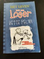 Boek het leven van een loser, vette pech, goede staat, Ophalen of Verzenden, Gelezen, Jeff Kinney
