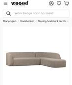 ️ WOOOD Sloping hoekbank – naturel melange (rechts), Ophalen, Gebruikt, Stof, Modern