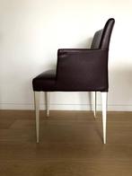 B&B Italia eetkamer stoelen leder "Prune" (Italiaans), Vijf, Zes of meer stoelen, Design, Gebruikt, Leer