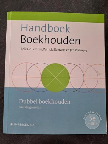 Boek Handelswetenschappen "Handboek Boekhouden", Enlèvement, Utilisé