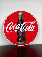 Panneau d'affichage rond en métal Coca Cola, Comme neuf, Enlèvement ou Envoi, Panneau publicitaire
