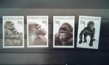 Benin gorilla's 2001 MNH., Postzegels en Munten, Verzenden