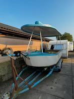 Gondoletta Efteling bootje met bbm en trailer, Sports nautiques & Bateaux, Bateaux de pêche & à console, Comme neuf, 3 à 6 mètres