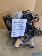 RENAULT MEGANE 1.6 16V MOTORBLOK K4MA7 K4M A7 MOTOR, Gebruikt, Renault