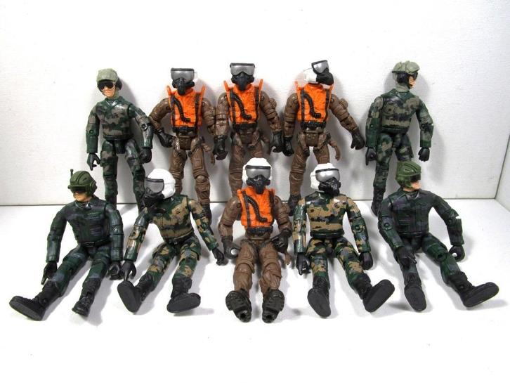 Gi Joe - Pilotes  - Figurines 1:18 - Gijoe, Collections, Jouets miniatures, Utilisé, Enlèvement ou Envoi