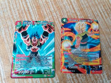 2 Cartes dragon Ball  beschikbaar voor biedingen