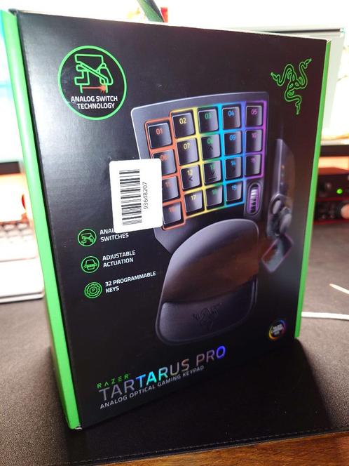 Razer Tartarus Pro Gaming keypad, Computers en Software, Toetsenborden, Zo goed als nieuw, Numeriek, Bedraad, Ergonomisch, Gaming toetsenbord