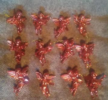 engelen rood set van 12 stuks beschikbaar voor biedingen