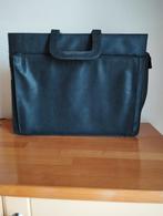 Cartable en cuir noir - Neuf, Diversen, Schoolbenodigdheden, Ophalen of Verzenden