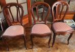 6 mahoniehouten stoelen van Louis XV of Louis Philippe, Antiek en Kunst, Ophalen
