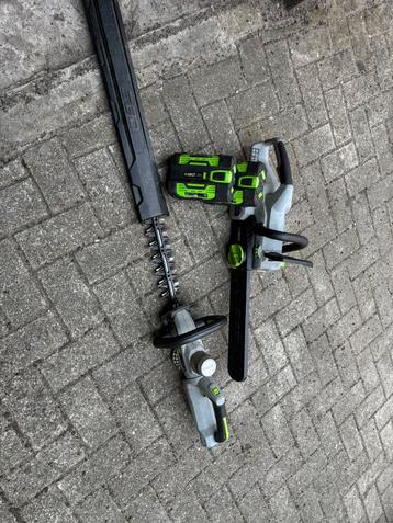 Ego Kettingzaag, Heggenschaar met garantie, Enlèvement, Comme neuf, Batterie, Ego