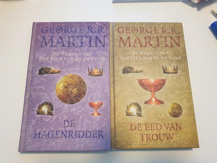 2 x George R.R. Martin - De Hagenridder & De eed van trouw, Boeken, Fantasy, Zo goed als nieuw, Ophalen of Verzenden
