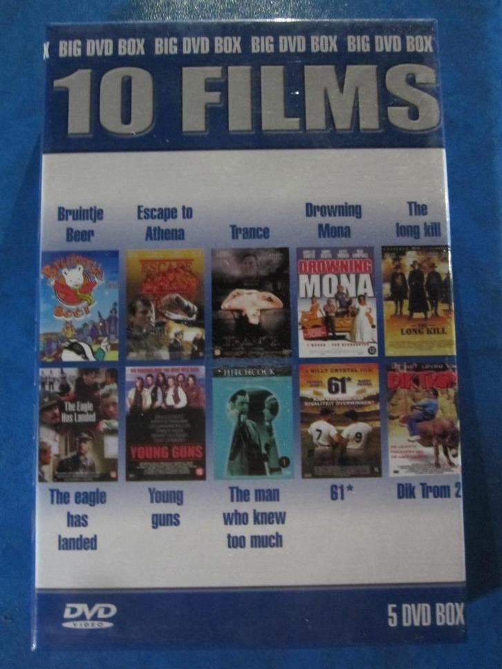 Big DVD Box (10 films op 5 DVD), Cd's en Dvd's, Dvd's | Overige Dvd's, Zo goed als nieuw, Boxset, Vanaf 16 jaar, Ophalen of Verzenden