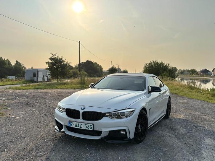 BMW 4 GRAN COUPE 418 D LEDER TOPSTAAT AUTOMAAT, Auto's, BMW, Bedrijf, Te koop, 4 Reeks Gran Coupé, ABS, Adaptive Cruise Control
