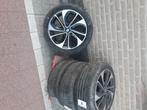 Set Renault lichtmetalen velgen met banden 17 Inch, Ophalen, Gebruikt, 17 inch, 205 mm