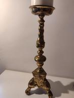 Koperen kandelaar kaars koper antiek, Antiek en Kunst, Ophalen of Verzenden