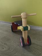 houten loopfiets met bak, Vélo d'équilibre, Enlèvement, Utilisé