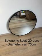 Spiegel, Huis en Inrichting, Woonaccessoires | Spiegels, Ophalen, Rond, Zo goed als nieuw, Minder dan 100 cm