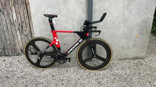 Argon 18 E-118 triatlon tijdritfiets, Fietsen en Brommers, Fietsen | Racefietsen, Zo goed als nieuw, Heren, Meer dan 20 versnellingen