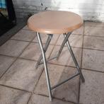 opvouwbaar stoeltje, Huis en Inrichting, Stoelen, Ophalen, Bruin, Zo goed als nieuw, Eén