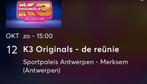 K3 Originals  reïnuni 2 tickets, Contacts & Messages
