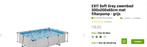 zwembad exit toys 3900l water 3x2x0.65, Ophalen, Zo goed als nieuw, Opzetzwembad, 200 tot 400 cm
