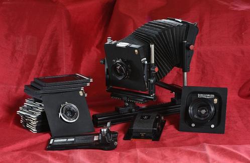 Technische Camera 4x5 inch Linhof met toebehoren, TV, Hi-fi & Vidéo, Photo | Studio photo & Accessoires, Utilisé, Autres types