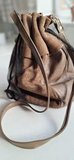 Klein leder bobonnetje handtas., Ophalen, Gebruikt, Handtas