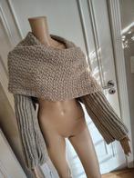 Handgemaakte sjaal omslagdoek kabel gehaakt, Envoi, Taille 42/44 (L), Neuf, Écharpe