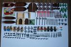 lego 12 minifigs + 200 accessoires ridders indianen cowboy, Ophalen of Verzenden, Zo goed als nieuw, Losse stenen, Lego