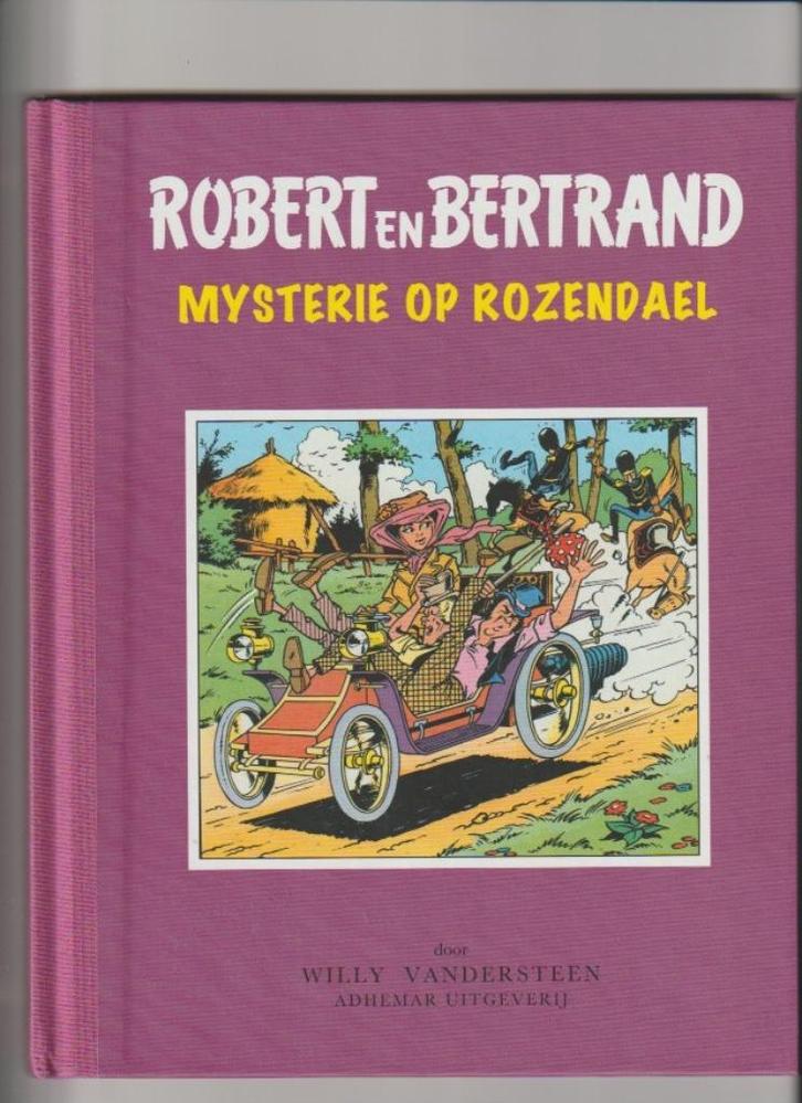 ROBERT EN BERTRAND "MYSTERIE OP ROZENDAEL" HC OP 500 EX., Boeken, Stripverhalen, Zo goed als nieuw, Eén stripboek, Ophalen of Verzenden