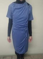 blauwe zomerjurk Walter Van Beirendonck, Ophalen, Blauw, Zo goed als nieuw, Onder de knie