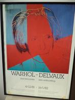 1981 affiche Warhol - Delvaux une rencontre - une rencontre, Antiquités & Art, Enlèvement