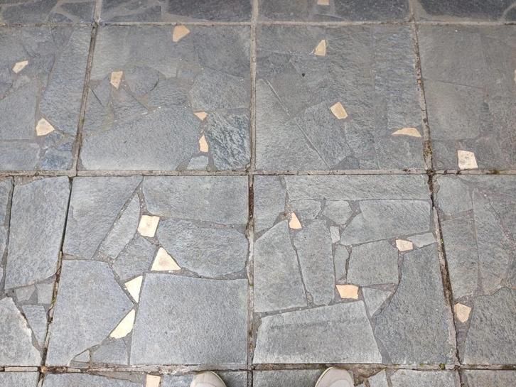 Lot terrastegels 50x50 cm – 50 stuks, Tuin en Terras, Overige Tuin en Terras, Gebruikt, Ophalen