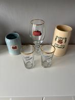 Mokken van steengoed en glazen van STELLA ARTOIS, Verzamelen, Glas en Drinkglazen, Ophalen of Verzenden, Zo goed als nieuw