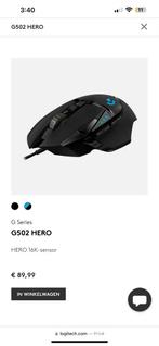 Logitech g502 nieuw, Informatique & Logiciels, Souris, Enlèvement, Neuf